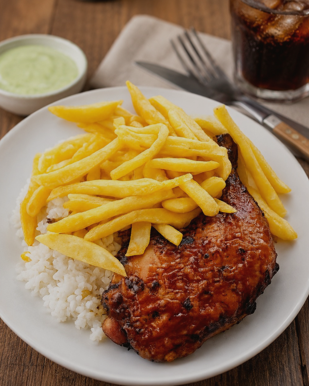 Pollo asado con agregado
