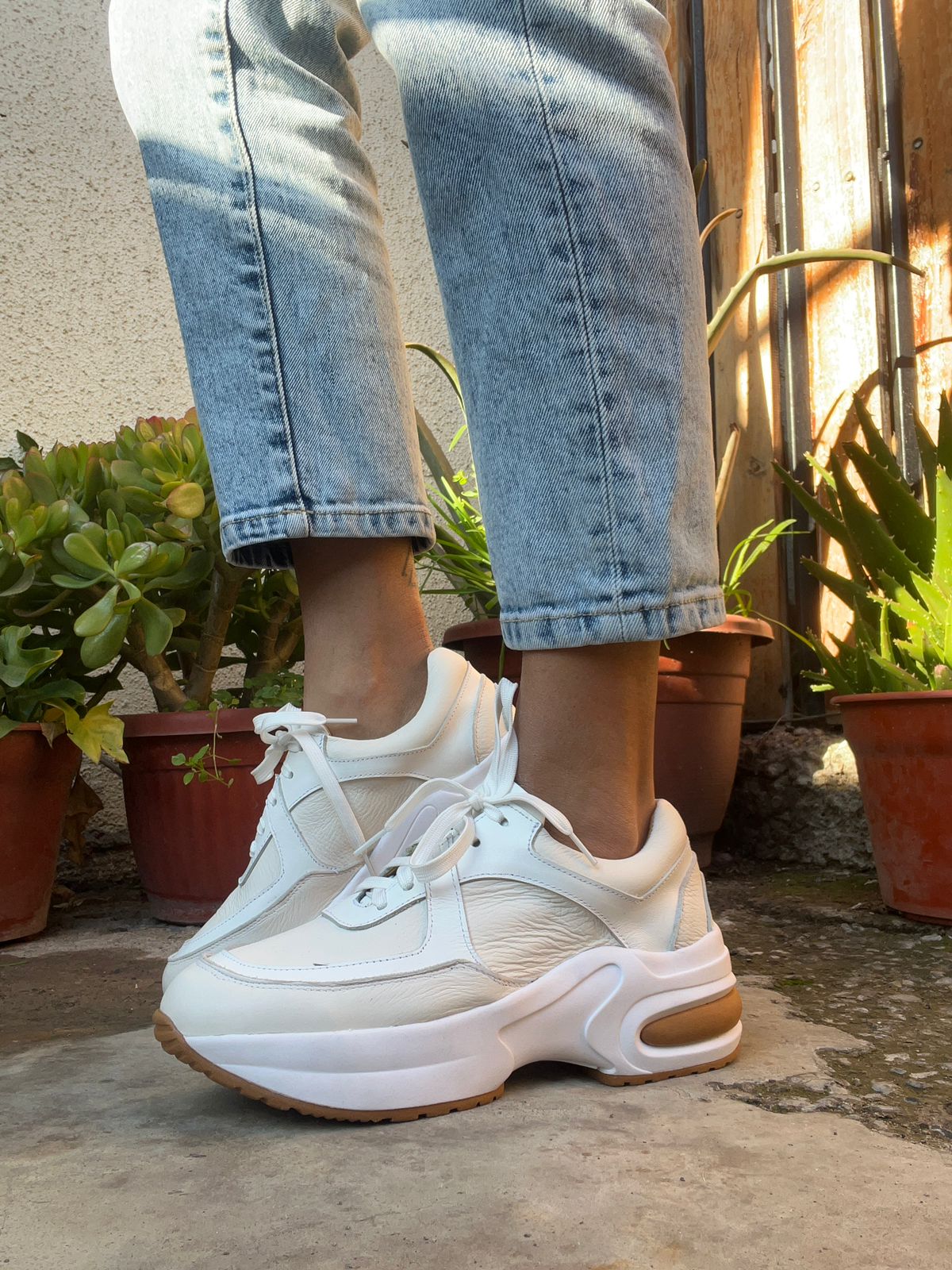 zapatilla Blanca