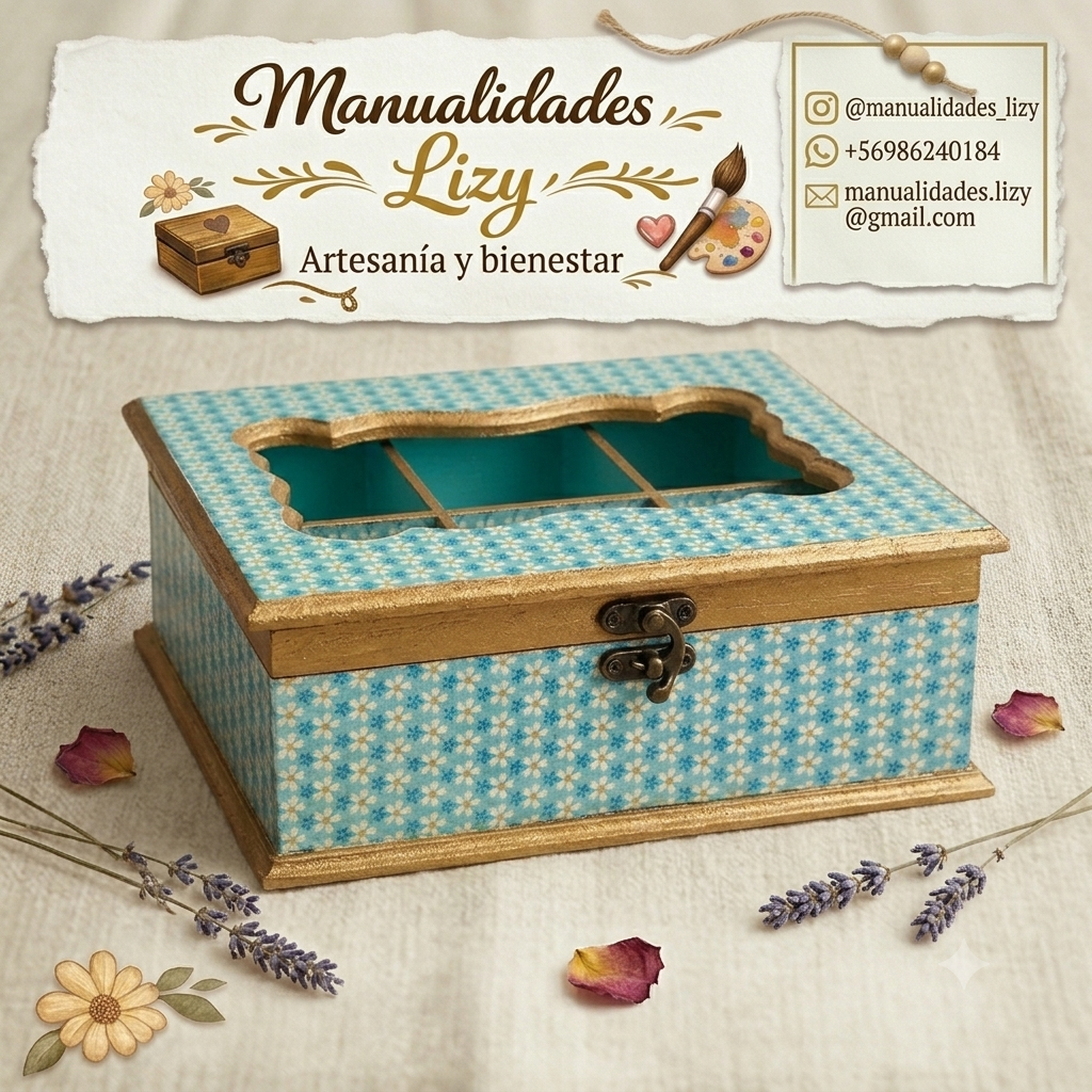 Caja Organizadora Multiuso de 6 Divisiones - Diseño Personalizable